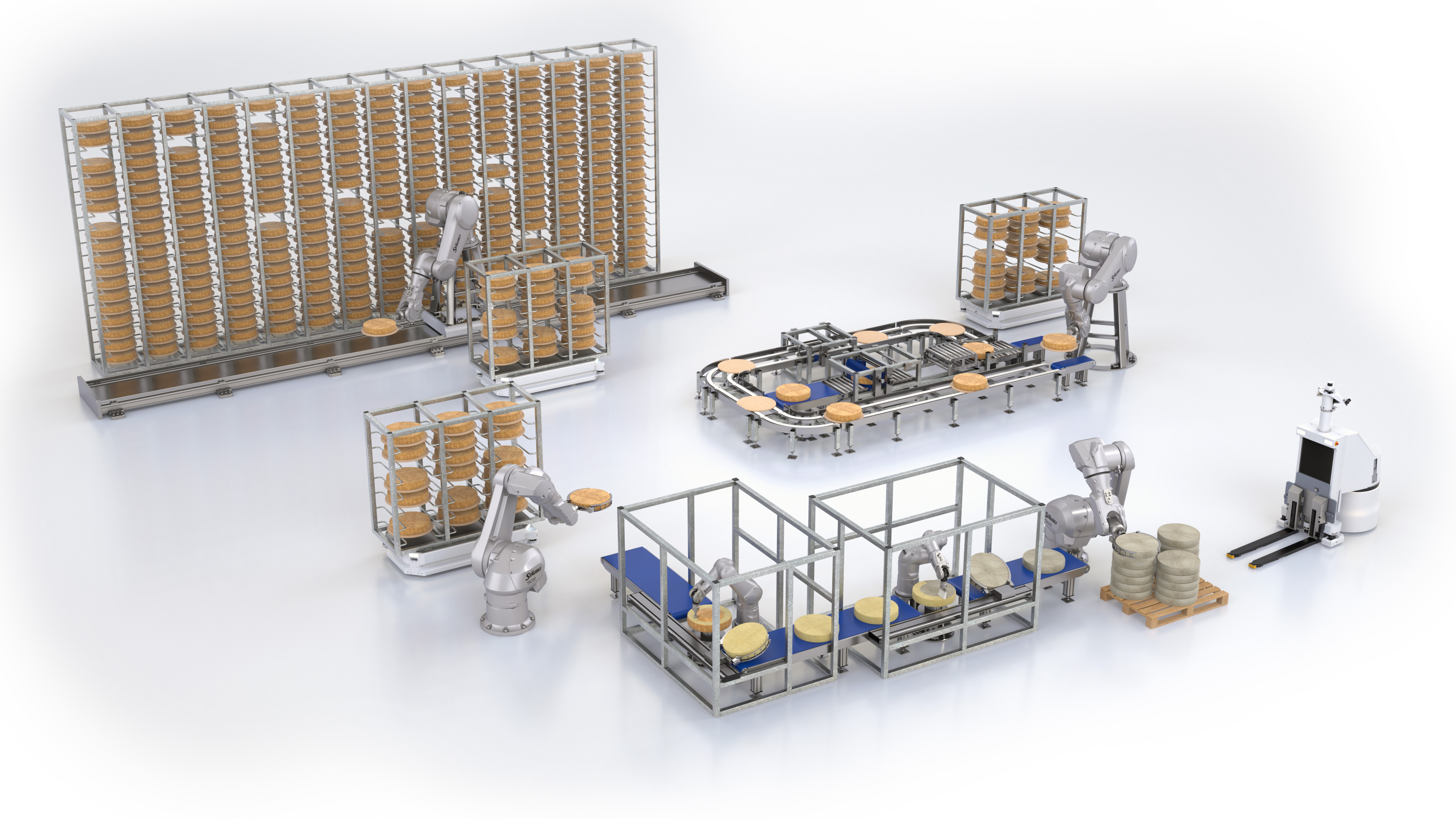 Hard Cheese Production Line Cheese Care